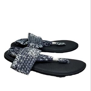 Sanuk Women Yoga Flip Flop Comfort Sandals Flats shoes sz 9